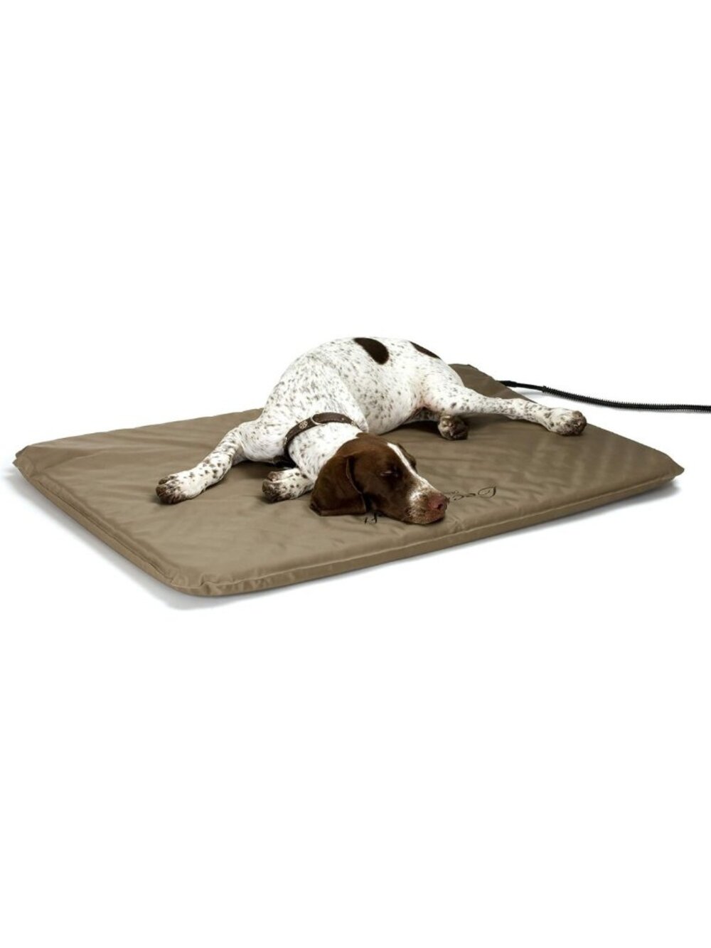 Cozy Outdoor Heated Pet Bed, Safety Listed, 36x25in, Soft & Warm for Pets
